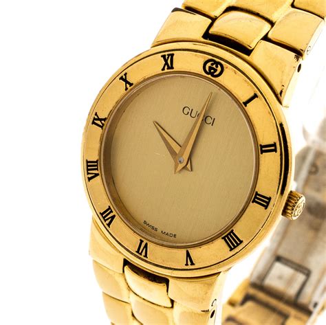 gold gucci watches for women|women's gucci watch classy.